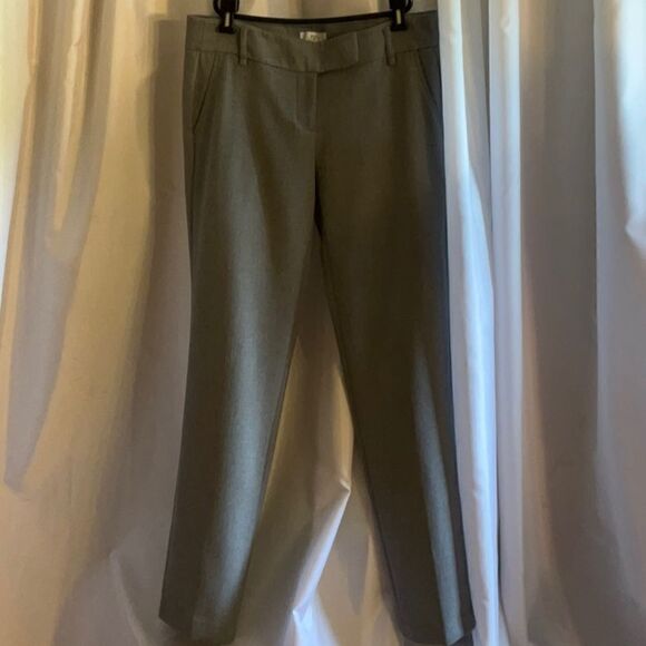 LOFT size 10 tall gray winter weight pants - Picture 2 of 10